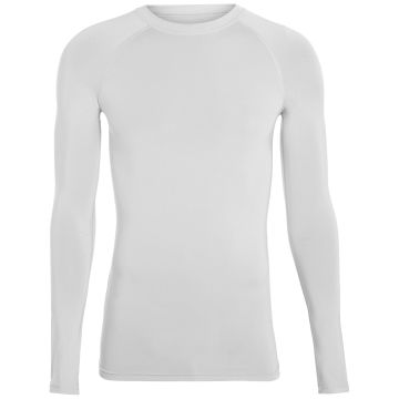 Augusta Sportswear AG2605 Youth Hyperform Long-Sleeve Compression Shirt - WHITE