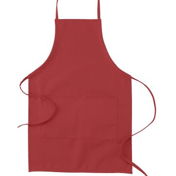 Big Accessories APR53 Two-Pocket 30" Apron - RED