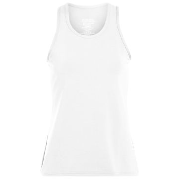 Augusta Sportswear AS1202 Ladies' Polyester Spandex Racer Tank - WHITE