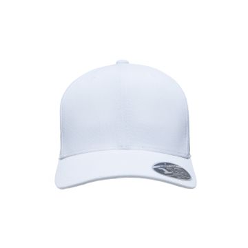 Team 365 ATB100 by Flexfit Adult Cool & Dry Mini Pique Performance Cap - WHITE