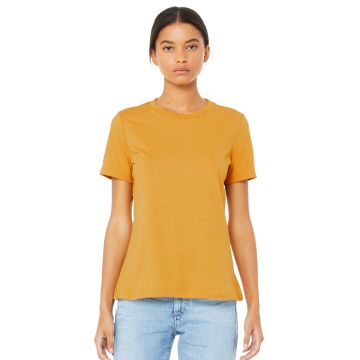 Bella + Canvas B6400 Ladies' Relaxed Jersey Short-Sleeve T-Shirt - MUSTARD