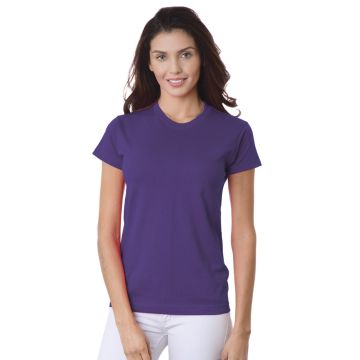 Bayside BA3325 Ladies' 6.1 oz., 100% Cotton T-Shirt - PURPLE