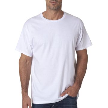 Bayside BA5000 Adult Ring-Spun Jersey Tee - WHITE