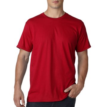 Bayside BA5000 Adult Ring-Spun Jersey Tee - RED