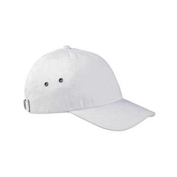 Big Accessories BA529 Washed Baseball Cap - WHITE
