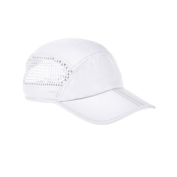 Big Accessories BA657 Foldable Bill Performance Cap - WHITE