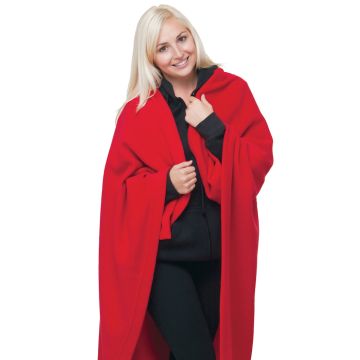 Bayside BA9000 Polyester Stadium Fleece Blanket - RED