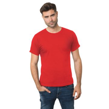 Bayside BA9500 Unisex 4.2 oz., 100% Cotton Fine Jersey T-Shirt - RED