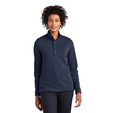 Brooks Brothers Women's Mid-Layer Stretch 1/2-Button BB18203