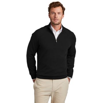Brooks Brothers Cotton Stretch 1/4-Zip Sweater BB18402