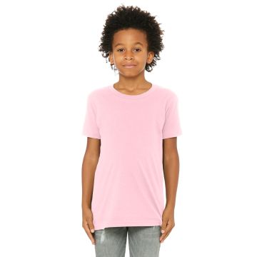 Bella + Canvas BC3001Y BELLA+CANVAS Youth Jersey Short Sleeve Tee. BC3001Y - Pink