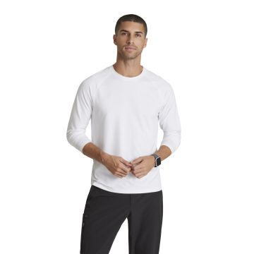 Barco BOK803 Men's Long Sleeve Surge Underscrub Tee - White