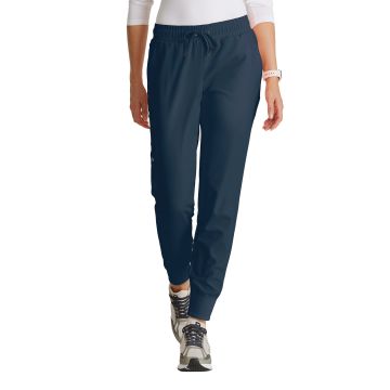 Barco BUP647 Women's Five-Pocket Rib Knit Cuff Union Jogger Scrub Pant