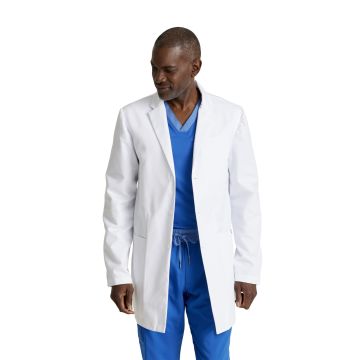 Grey's Anatomy GRC962 Men's Six-Pocket 35" Mid-Length Derek Lab Coat