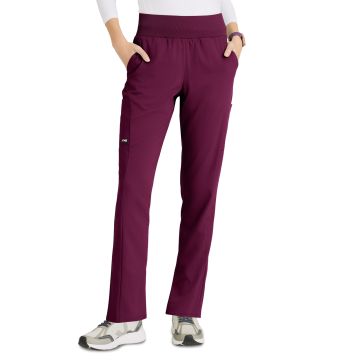Grey's Anatomy GRSP692 Women's Six-Pocket Cargo Knit Renee Scrub Pant