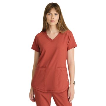 Grey's Anatomy GSST180 Women's Two-Pocket V-Neck Rhythm Scrub Top
