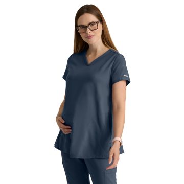 Grey's Anatomy GSST262 Women's Two-Pocket Promise Maternity Scrub Top