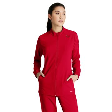 Grey's Anatomy GSSW886 Women's Three-Pocket Virtue Warm-Up Scrub Jacket