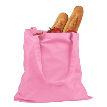 BAGedge BE007 6 oz. Canvas Promo Tote - PINK
