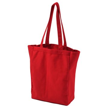 BAGedge BE008 12 oz. Canvas Book Tote - RED