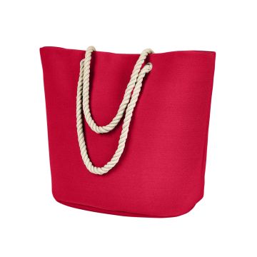 BAGedge BE256 Polyester Canvas Rope Tote - RED