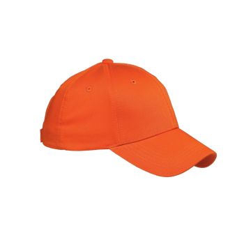 Big Accessories BX020 6-Panel Structured Twill?Cap - ORANGE