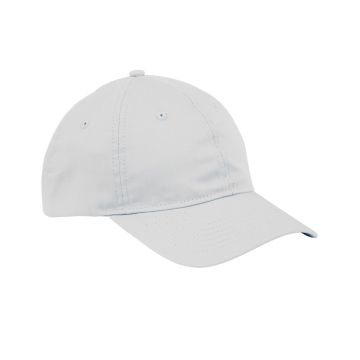 Big Accessories BX880 6-Panel Twill Unstructured Cap - WHITE
