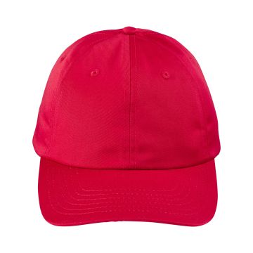 Big Accessories BX880SB Unstructured 6-Panel Cap - RED