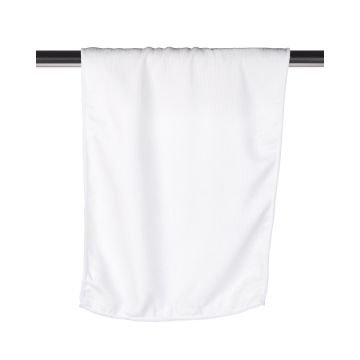 Carmel Towel Company C1118L Microfiber Rally Towel - WHITE