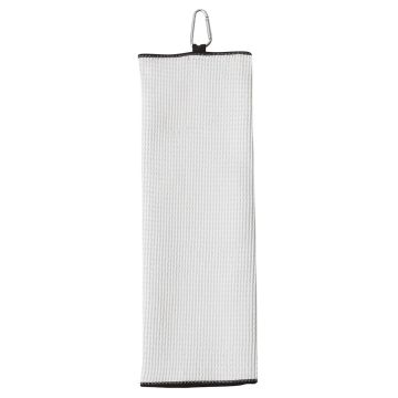 Carmel Towel Company C1717MC Fairway Trifold Golf Towel - WHITE