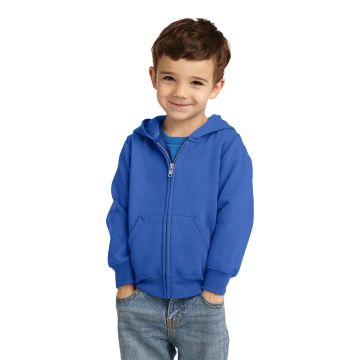 Port & Company &  Toddler Core Fleece Full-Zip Hooded Sweatshirt. CAR78TZH