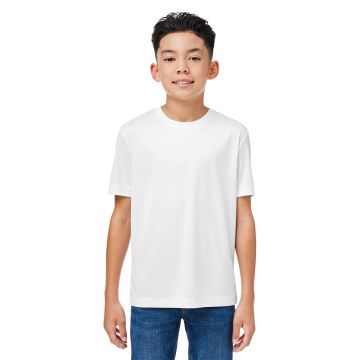 CORE365 CE10Y Youth Capital Performance T-Shirt - WHITE