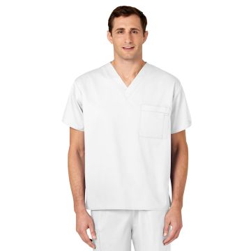Wink 100 Unisex Double-Pocket V-Neck Top