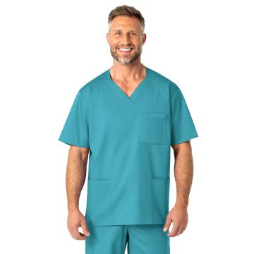 Wink 103 Men's Four-Pocket Modified V-Neck Top