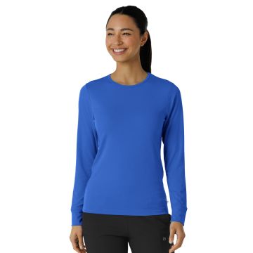Wink 2189 Women's Essential Layer Long Sleeve Underscrub Tee - Royal