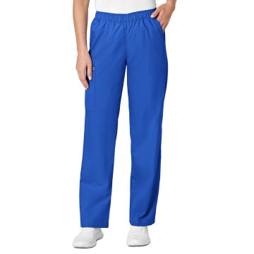 Wink 501 Women's Five-Pocket Pull-On Cargo Pant - Royal