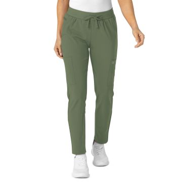 Wink 5045 Women's Eight-Pocket Flex-N-Reach Track Pant - Olive