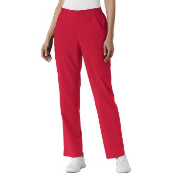 Wink 5145 Women's Six-Pocket Cargo Utility Pant - Red