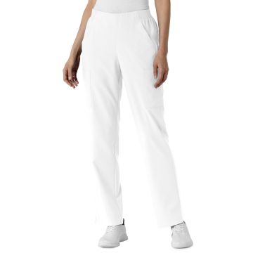 Wink 5145 Women's Six-Pocket Cargo Utility Pant - White