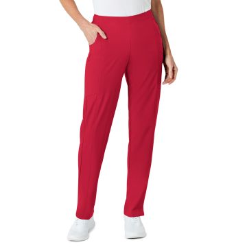 Wink 5155 Women's Eight-Pocket Flat-Front Cargo Pant - Red