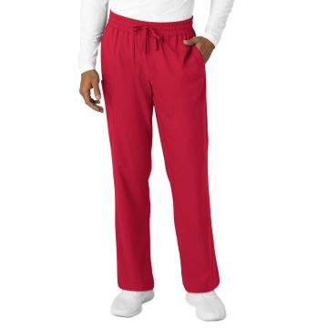 Wink 5351 Men's Six-Pocket Straight Leg Pant - Red
