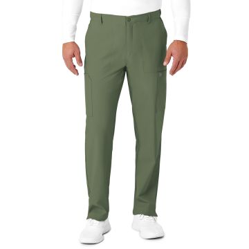 Wink 5355 Men's Nine-Pocket Flat Front Cargo Pant - Olive
