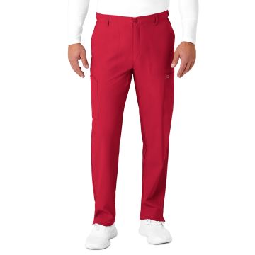 Wink 5355 Men's Nine-Pocket Flat Front Cargo Pant - Red