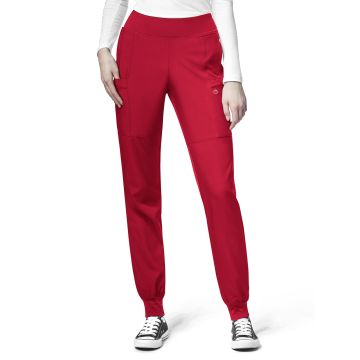 Wink 5555 Women's Eight-Pocket Comfort Waist Pant - Red