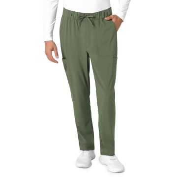 Wink 5834 Men's Six-Pocket Tapered Pant - Olive