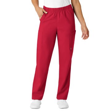 Wink 5855 Unisex Five-Pocket Cargo Pant - Red