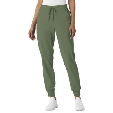 Wink 5934 Women's Six-Pocket Jogger Pant - Olive