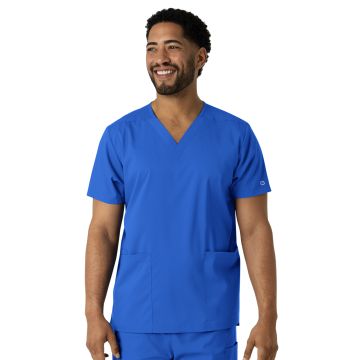 Wink 6051 Unisex Three-Pocket V-Neck Top