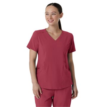 Wink 6134 Women's Four-Pocket V-Neck Top