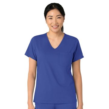 Wink 6151 Women's Two-Pocket Tuck-In V-Neck Top